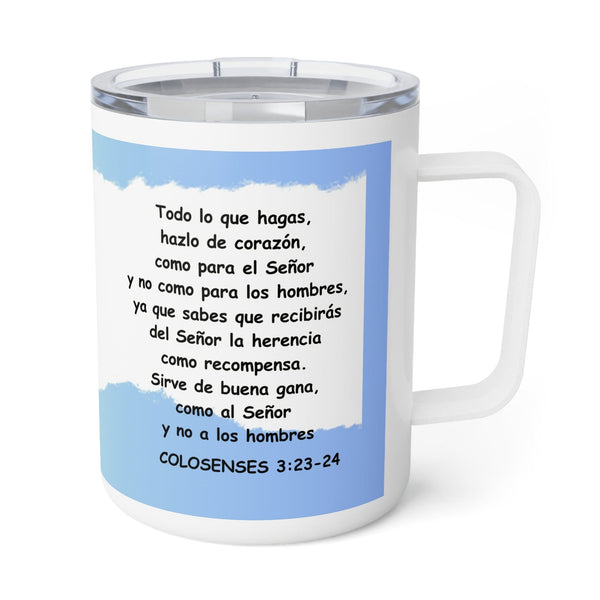 Taza Inspiracional para Pastores "Servicio de Corazón" - 10oz Mug Printify 10oz White 